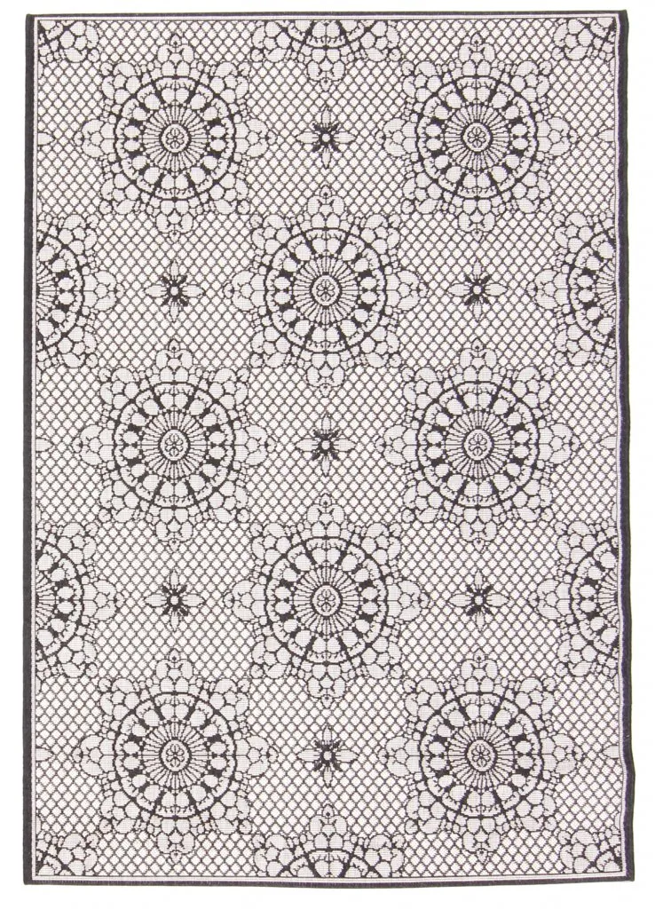 Wilton szőnyeg - Charleston (fekete/homok)