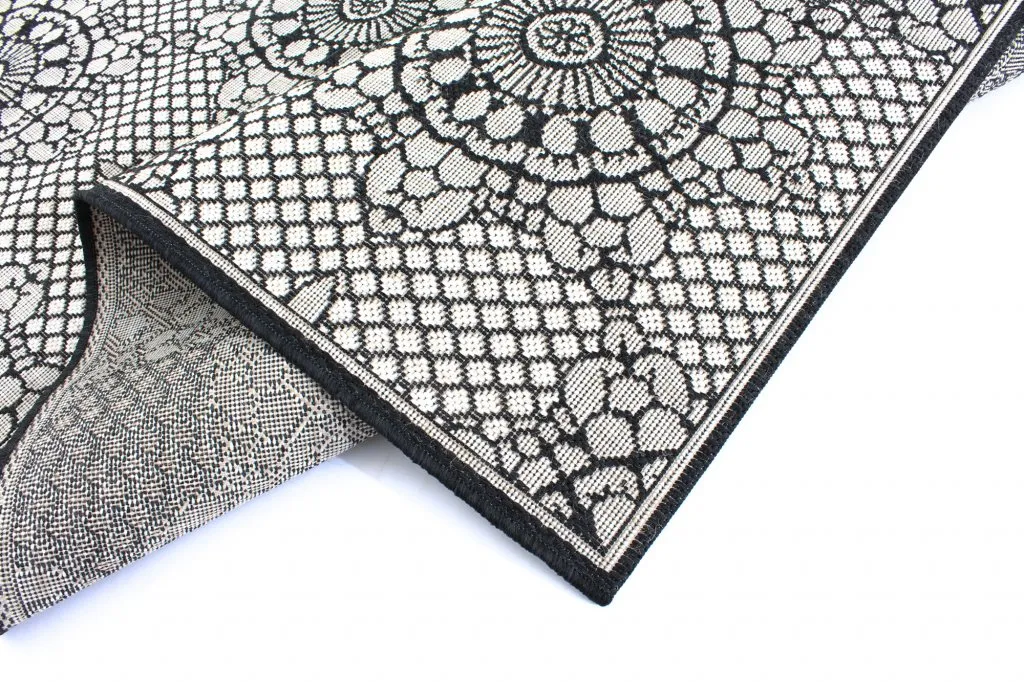 Wilton szőnyeg - Charleston (fekete/homok)