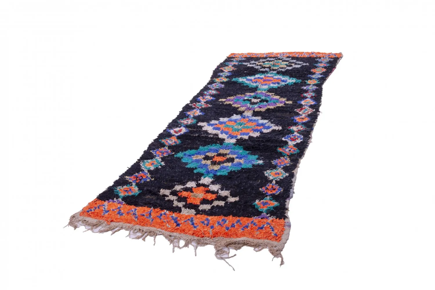 Marokkói Boucherouite szőnyeg 330 x 115 cm