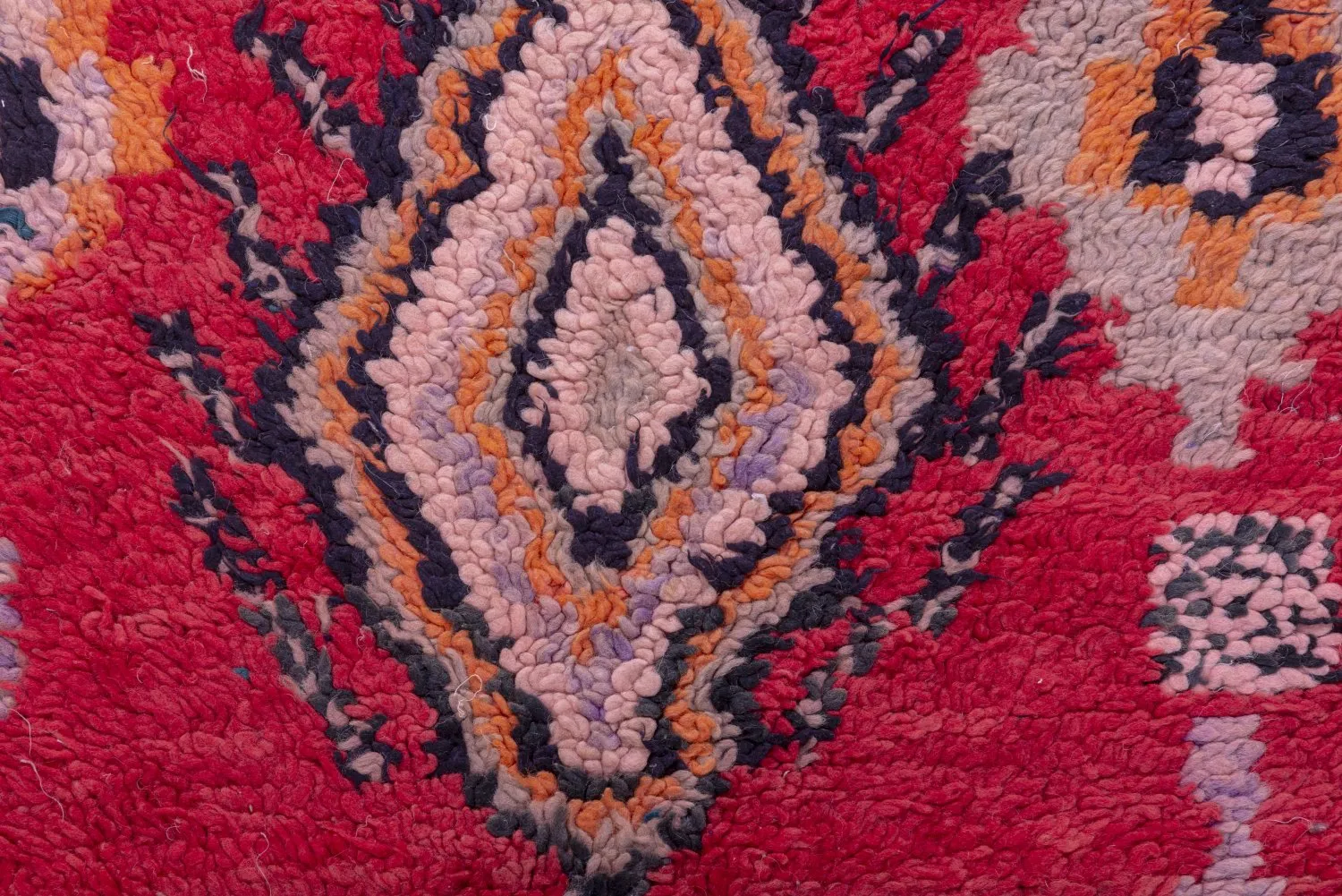 Marokkói Boucherouite szőnyeg 240 x 90 cm