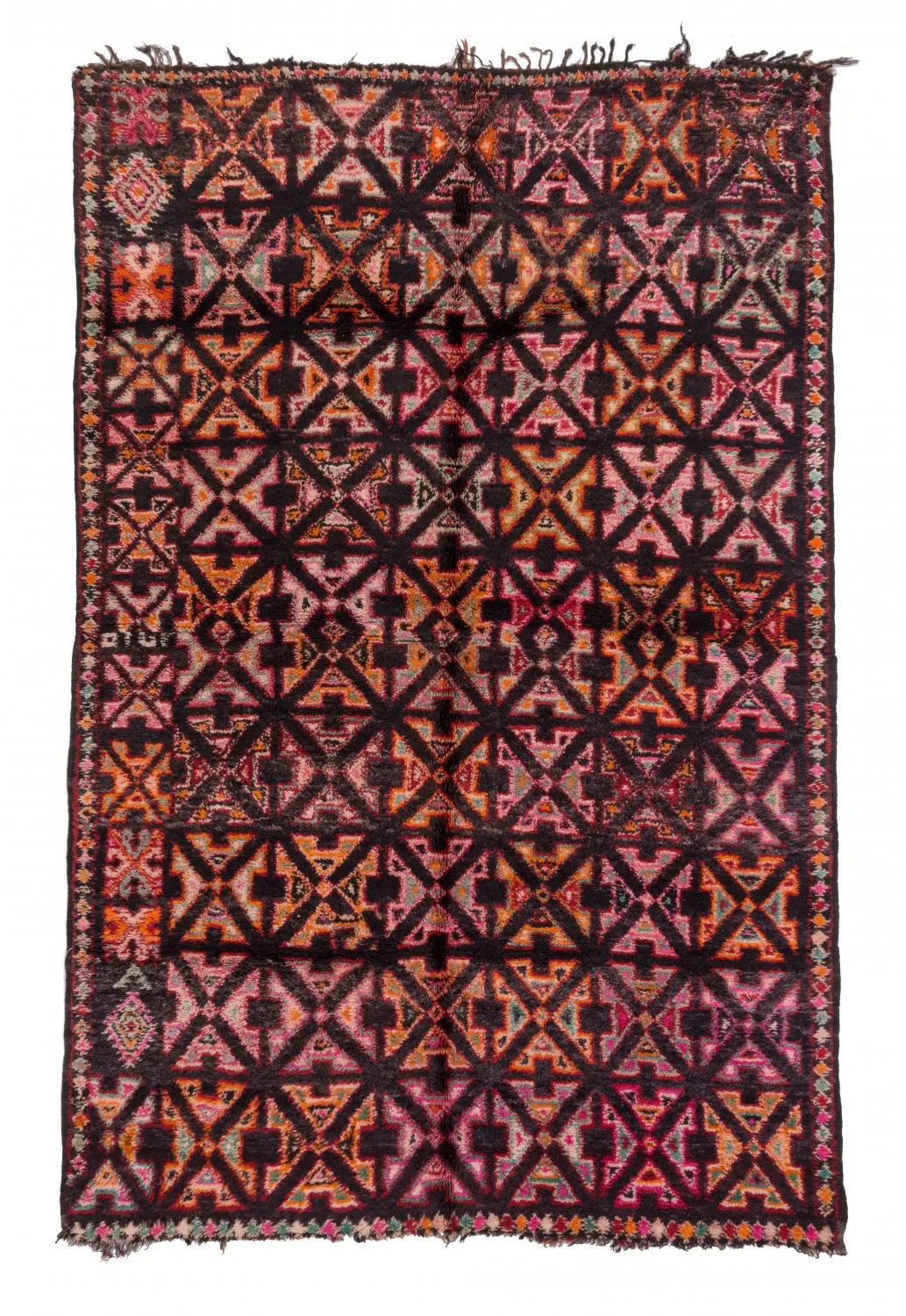 Marokkói Azilal Kelim szőnyeg 285 x 190 cm