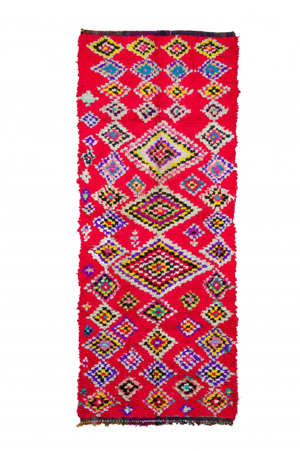 Marokkói Boucherouite szőnyeg 320 x 130 cm