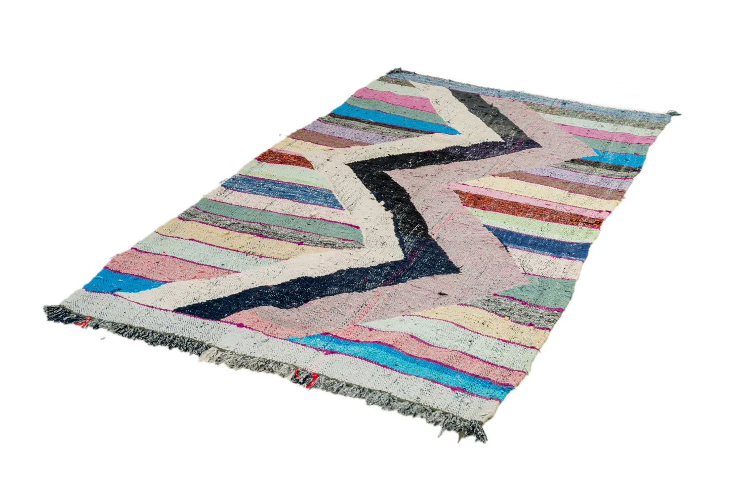 Marokkói Boucherouite szőnyeg 130 x 230 cm