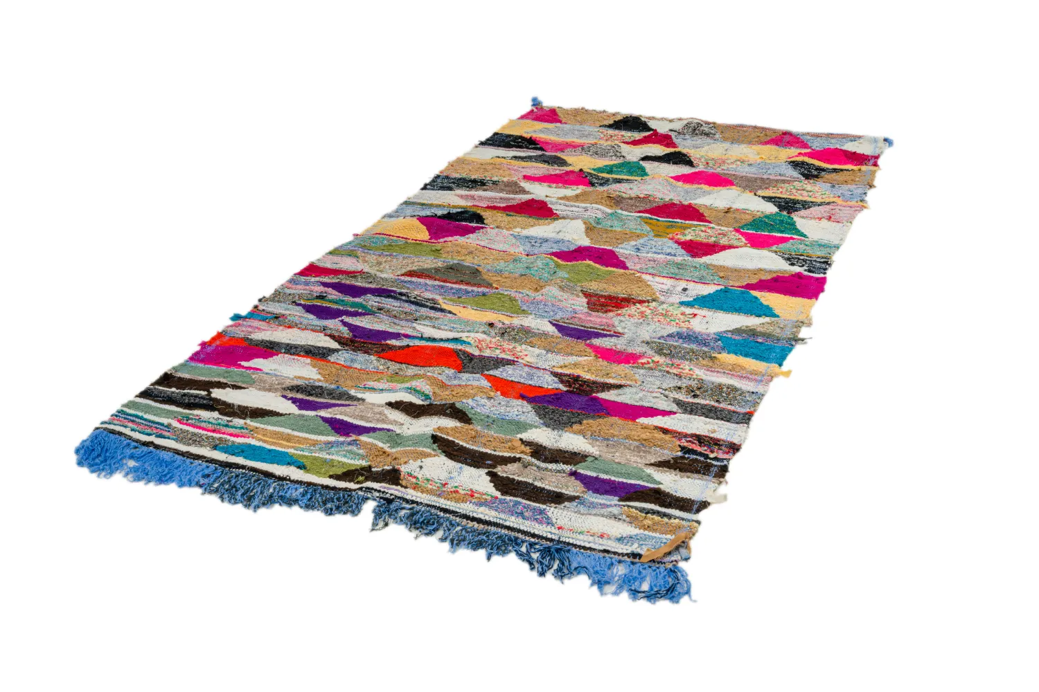 Marokkói Boucherouite szőnyeg 150 x 255 cm