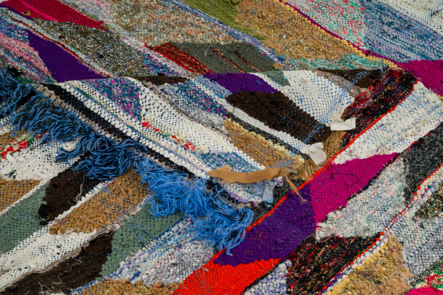 Marokkói Boucherouite szőnyeg 150 x 255 cm