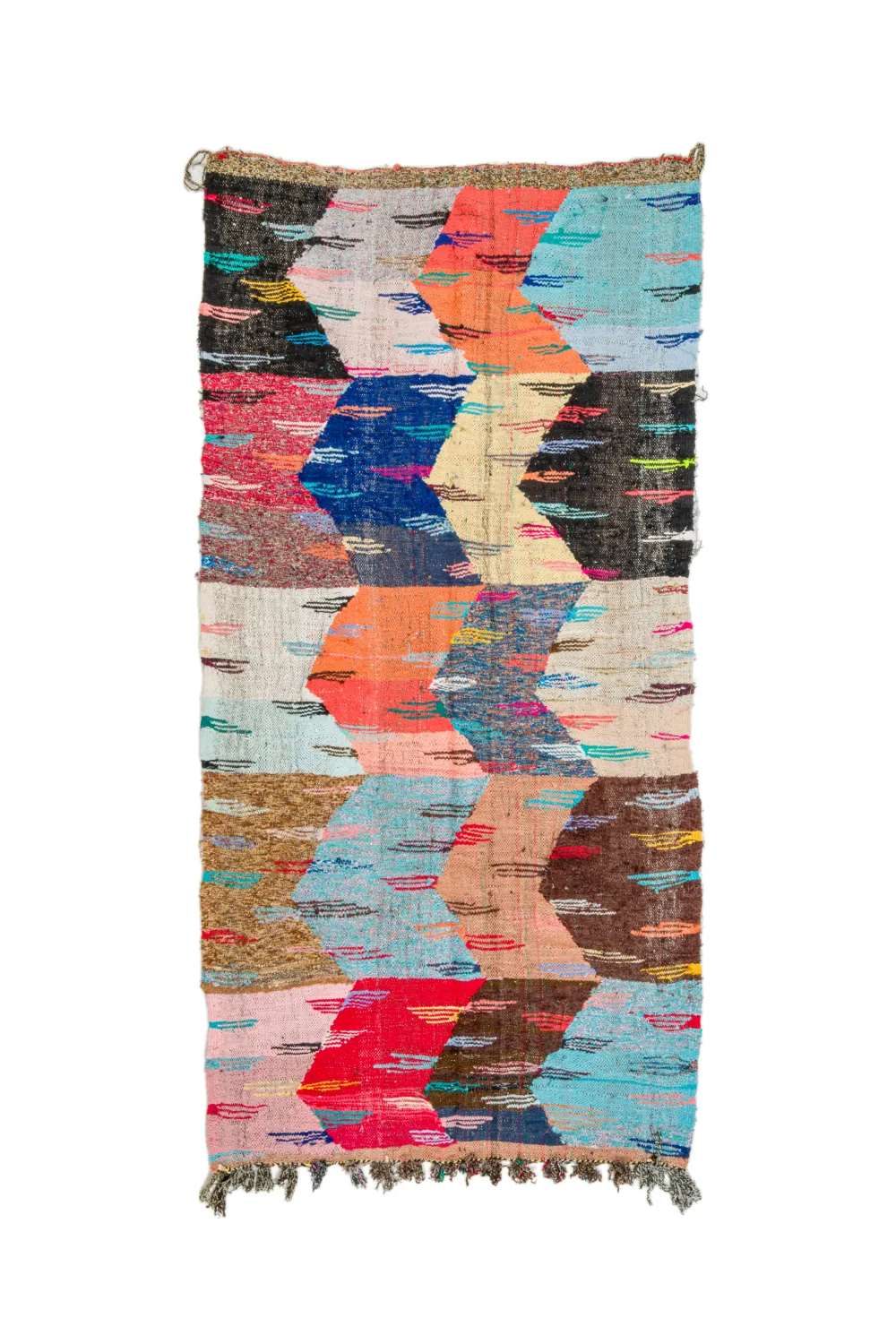 Marokkói Boucherouite szőnyeg 135 x 265 cm