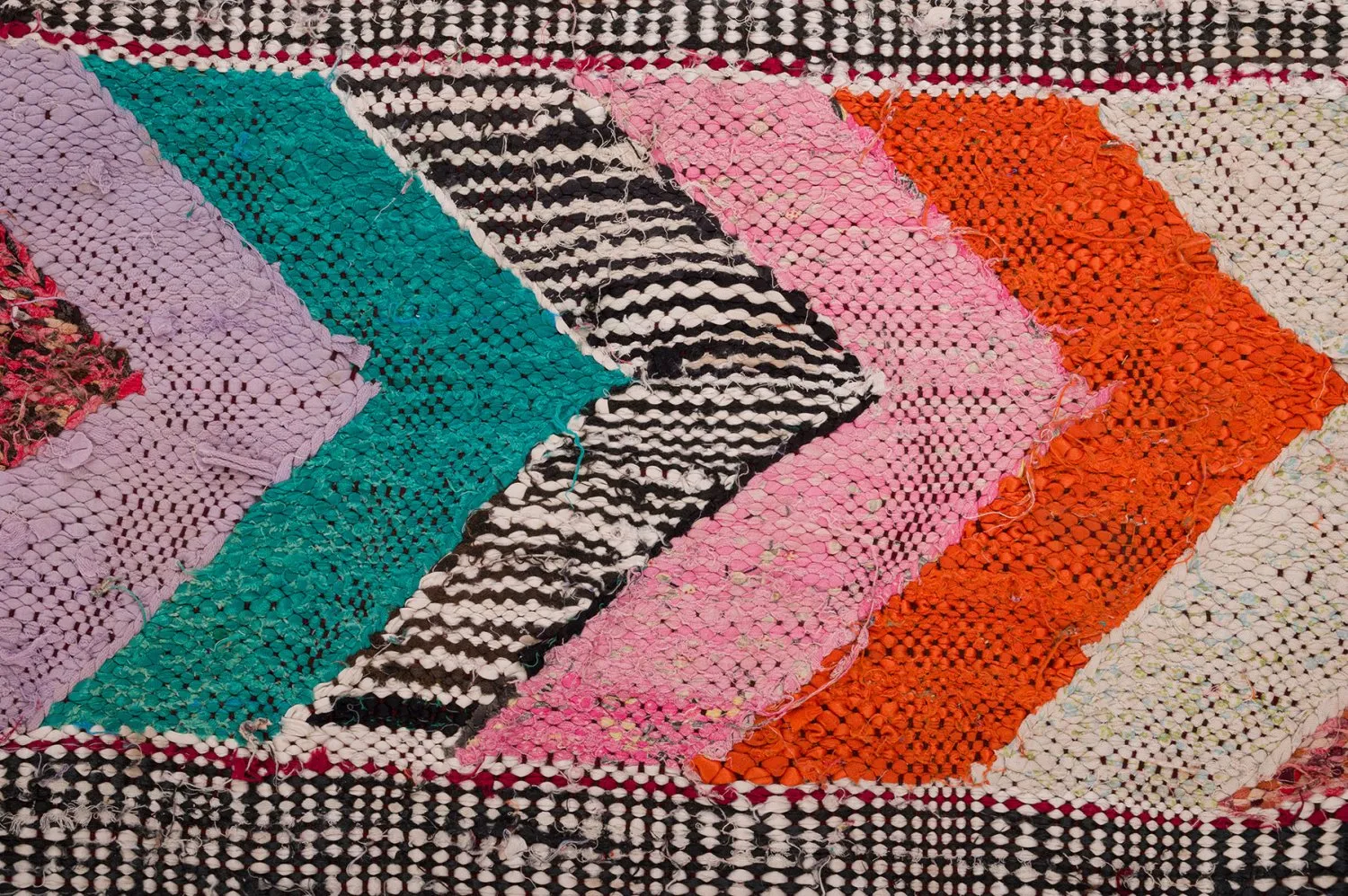 Marokkói Boucherouite szőnyeg 150 x 275 cm