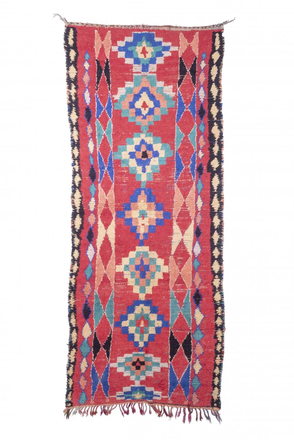 Marokkói Boucherouite szőnyeg 365 x 145 cm