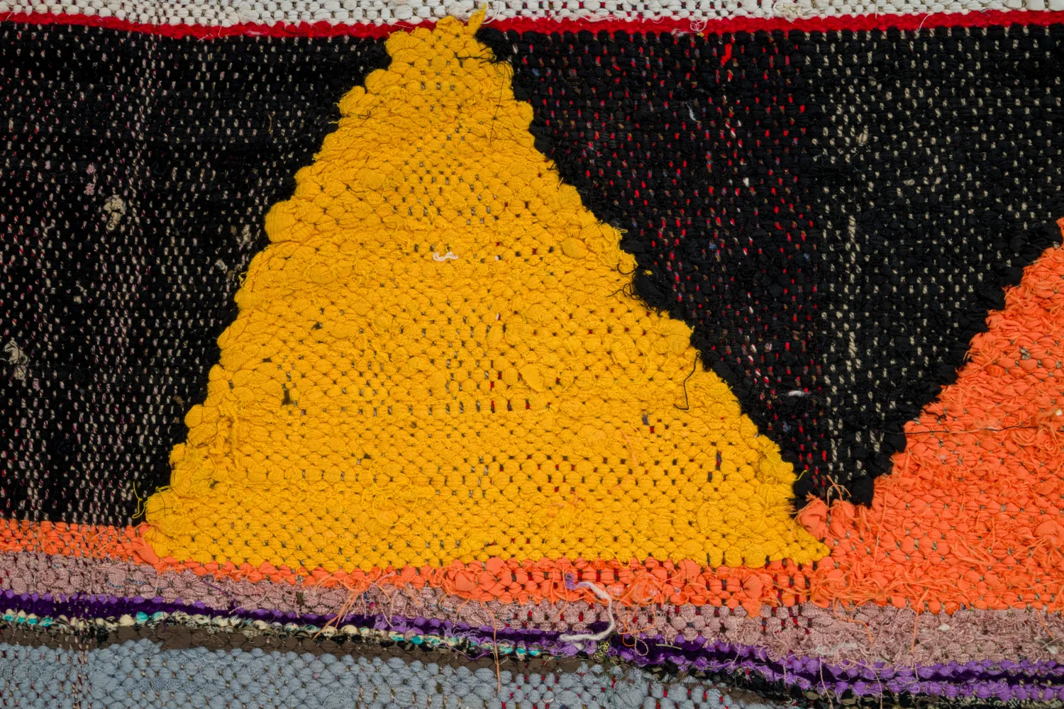 Marokkói Boucherouite szőnyeg 135 x 270 cm