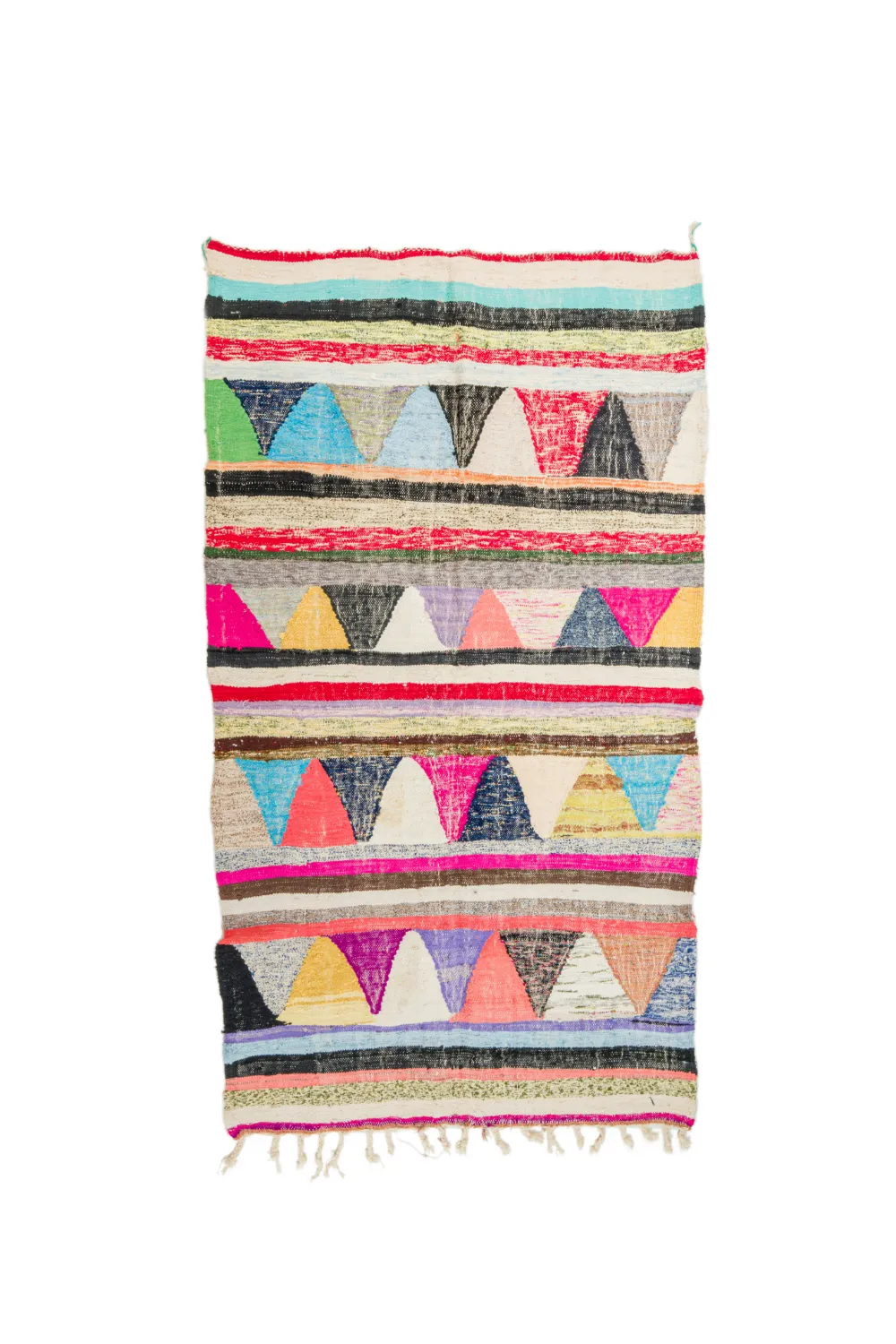 Marokkói Boucherouite szőnyeg 145 x 260 cm