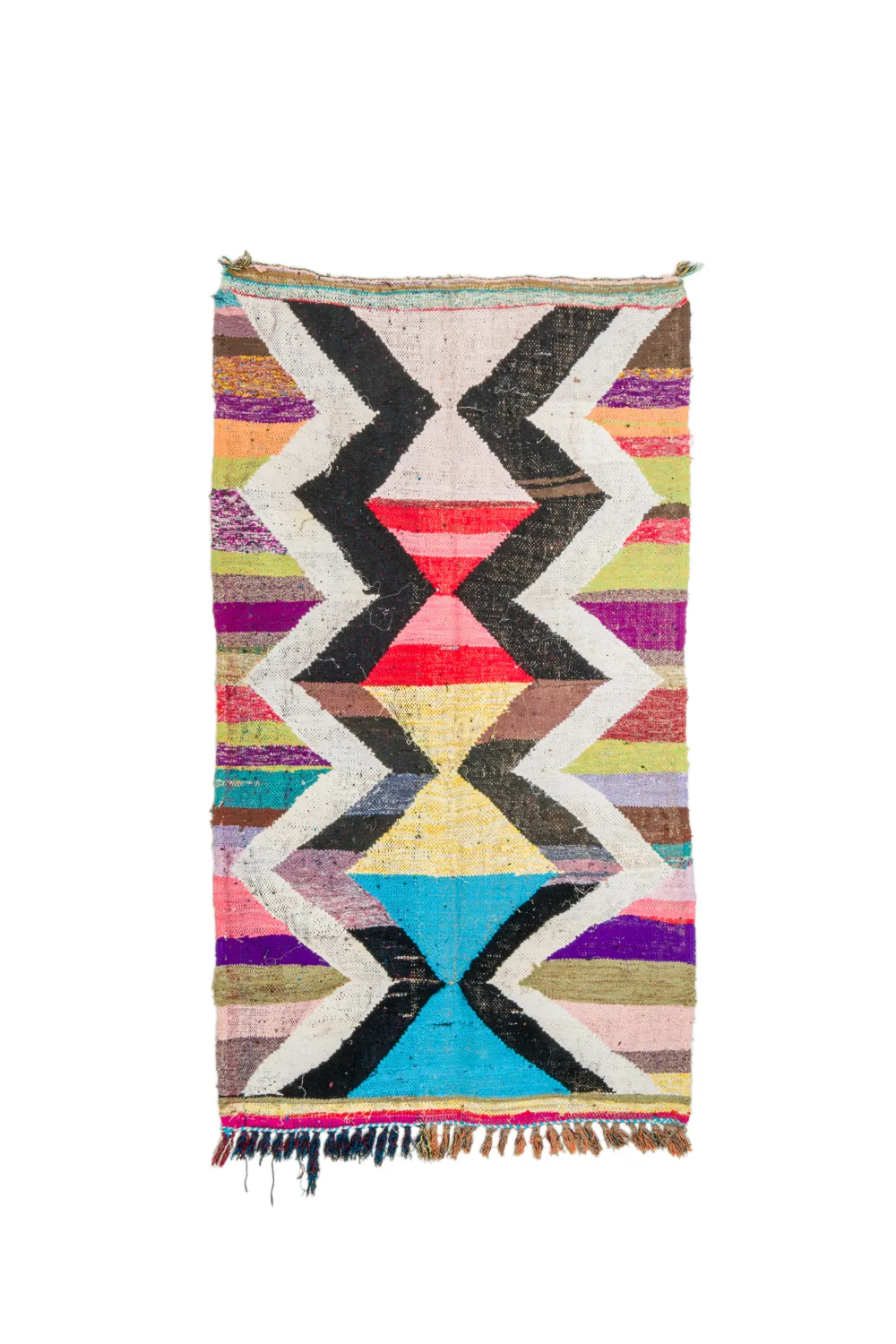 Marokkói Boucherouite szőnyeg 125 x 225 cm