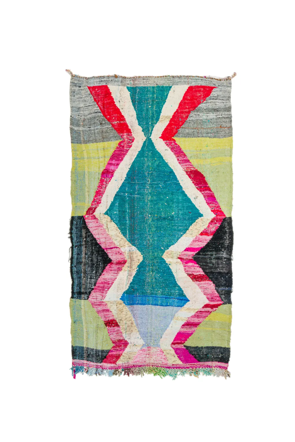 Marokkói Boucherouite szőnyeg 125 x 240 cm