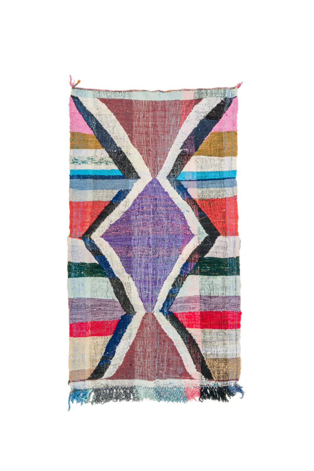 Marokkói Boucherouite szőnyeg 125 x 210 cm