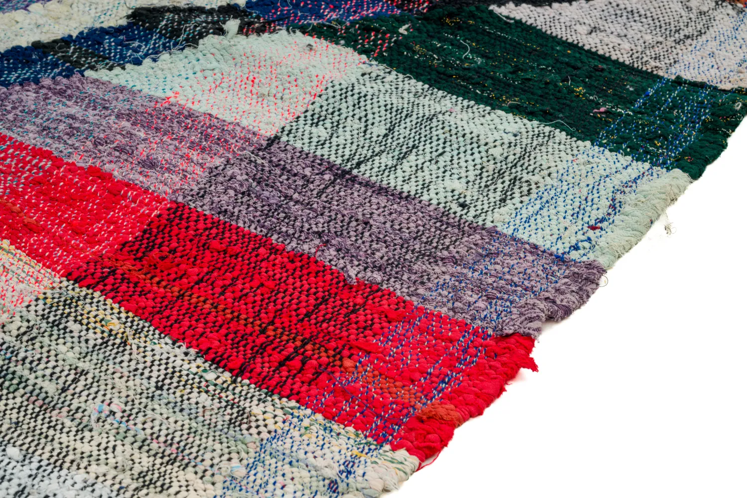 Marokkói Boucherouite szőnyeg 125 x 210 cm