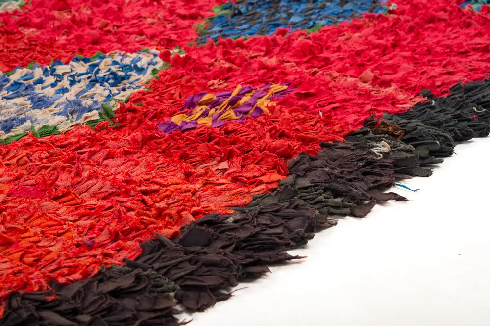 Marokkói Boucherouite szőnyeg 290 x 150 cm