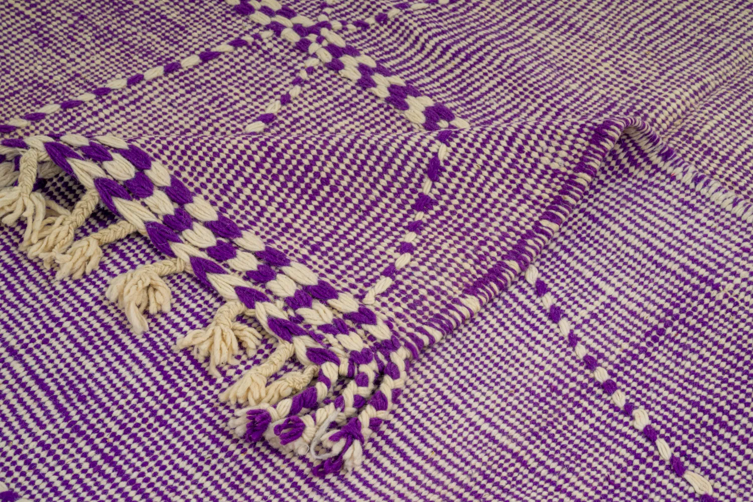 Marokkói Boucherouite szőnyeg 170 x 260 cm