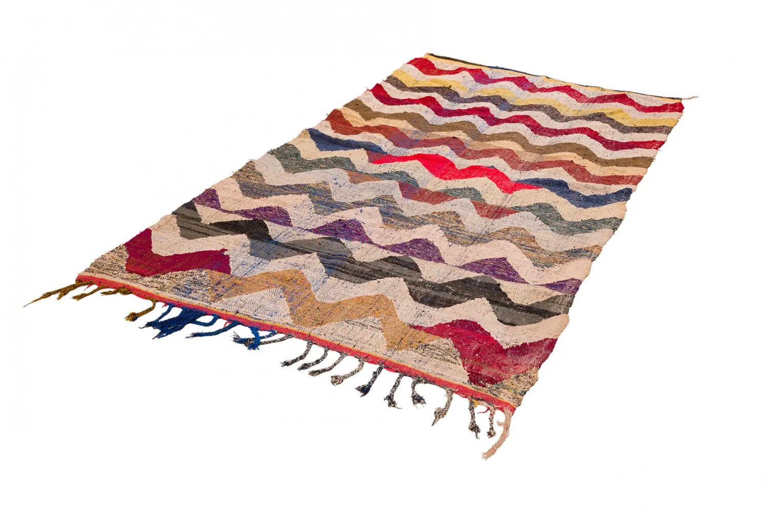 Marokkói Boucherouite szőnyeg 150 x 285 cm