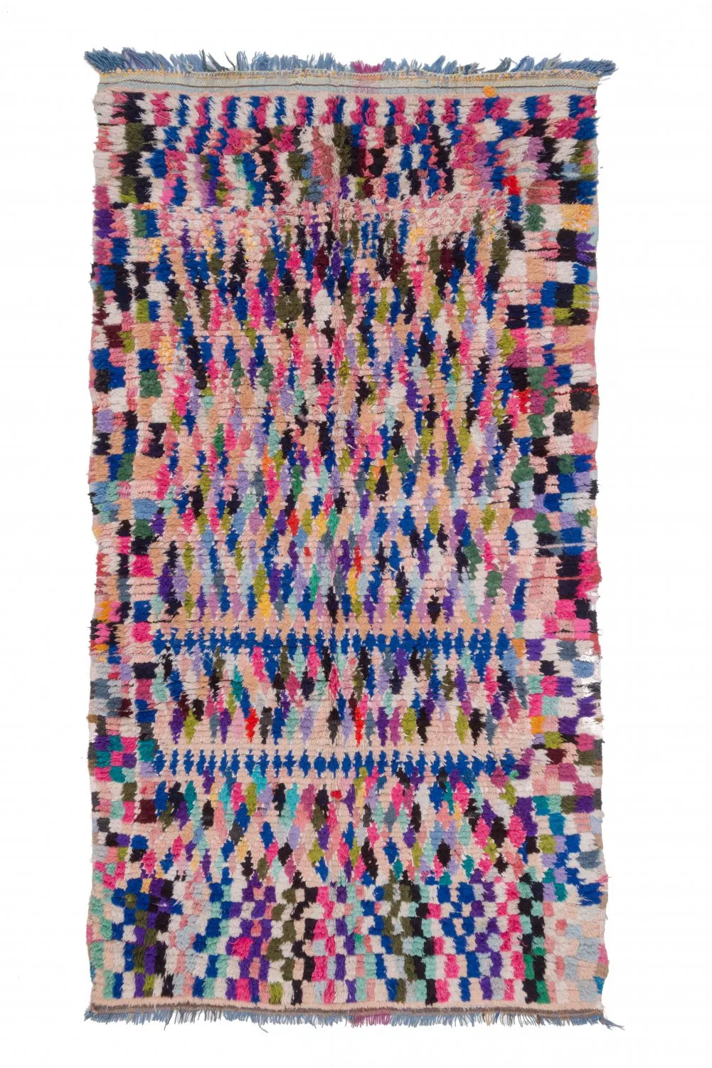 Marokkói Boucherouite szőnyeg 265 x 145 cm