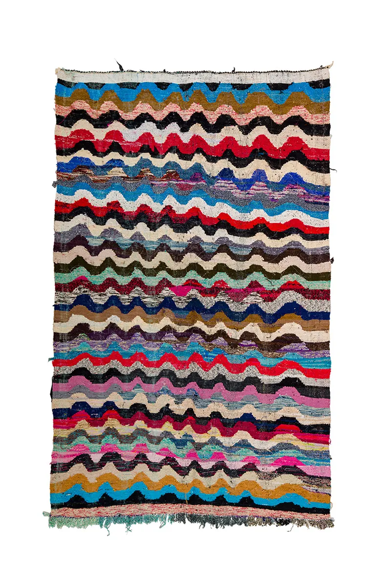 Marokkói Boucherouite szőnyeg 170 x 270 cm