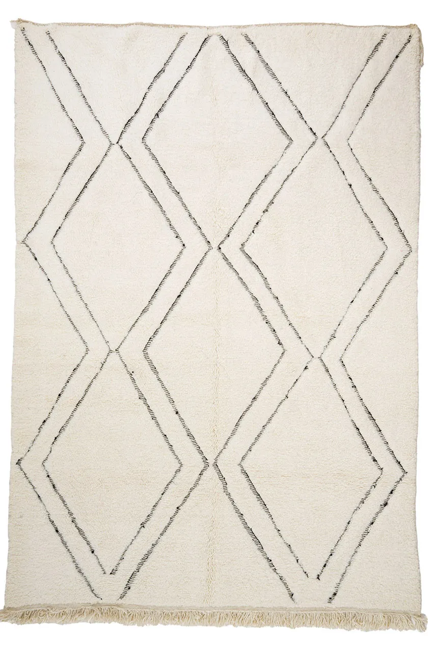 Marokkói Beni Ourain Kelim szőnyeg 210 x 300 cm