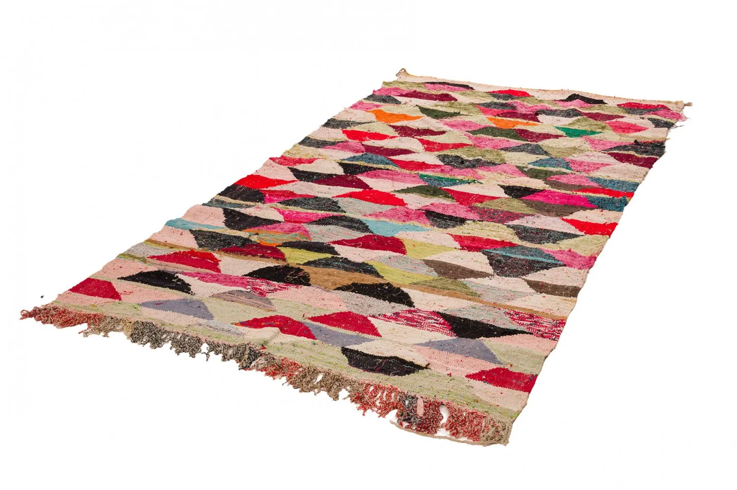 Marokkói Boucherouite szőnyeg 155 x 290 cm