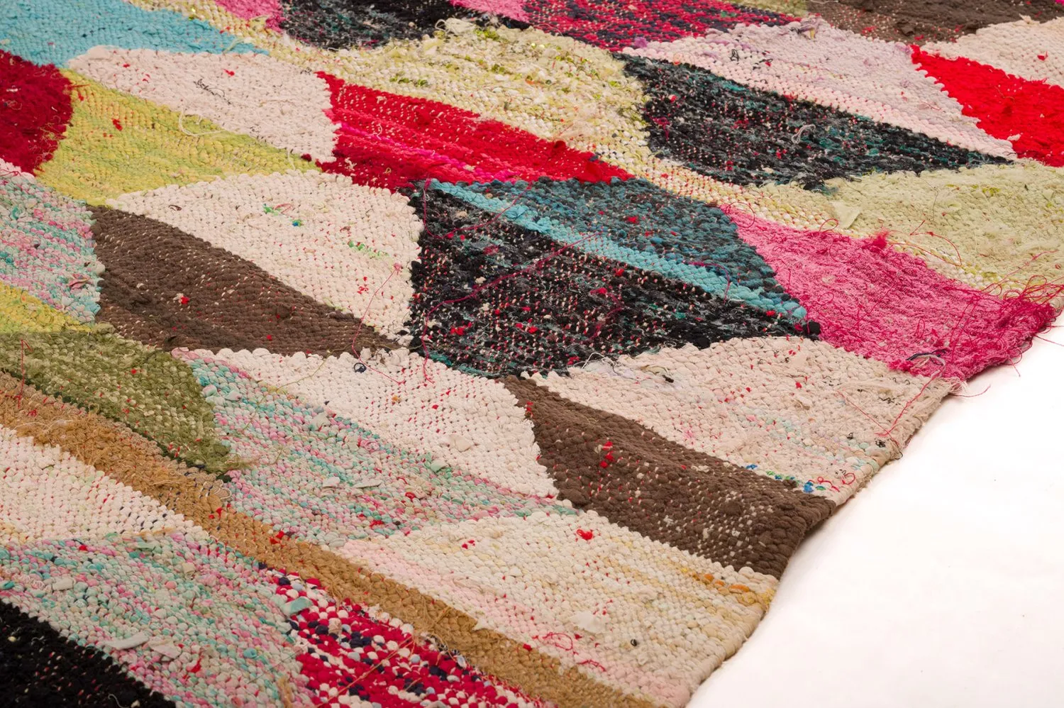 Marokkói Boucherouite szőnyeg 155 x 290 cm