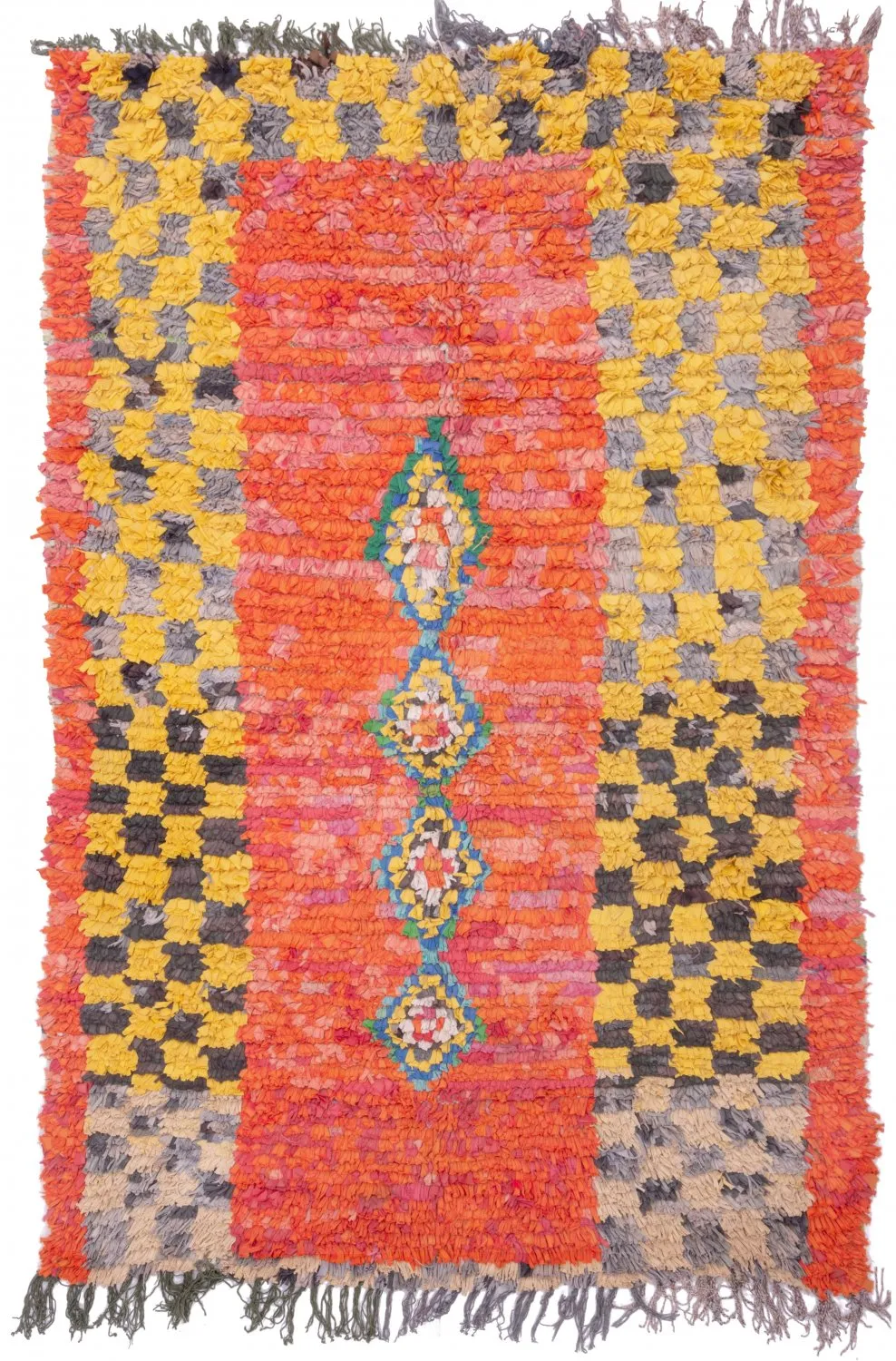 Marokkói Boucherouite szőnyeg 220 x 140 cm