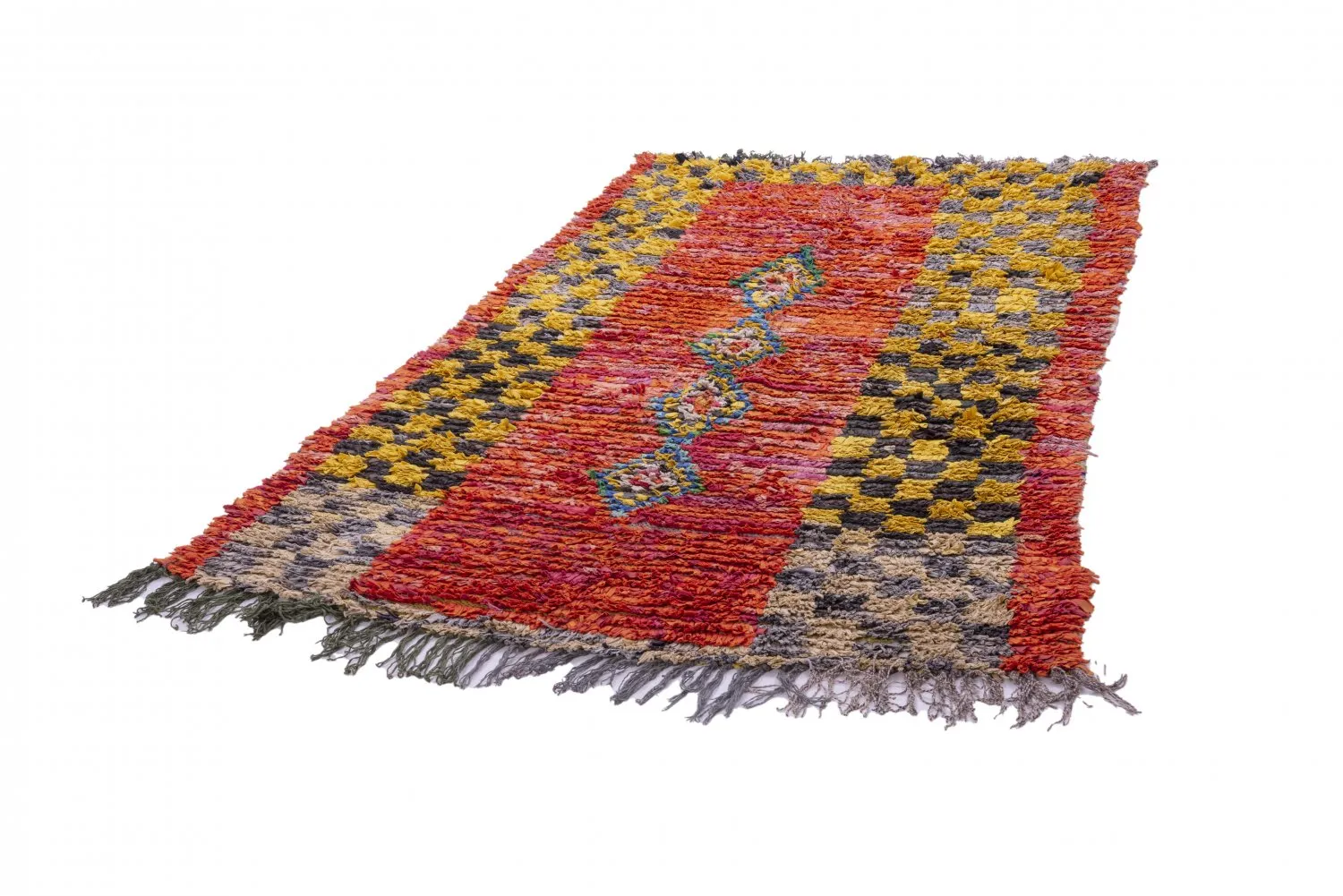 Marokkói Boucherouite szőnyeg 220 x 140 cm