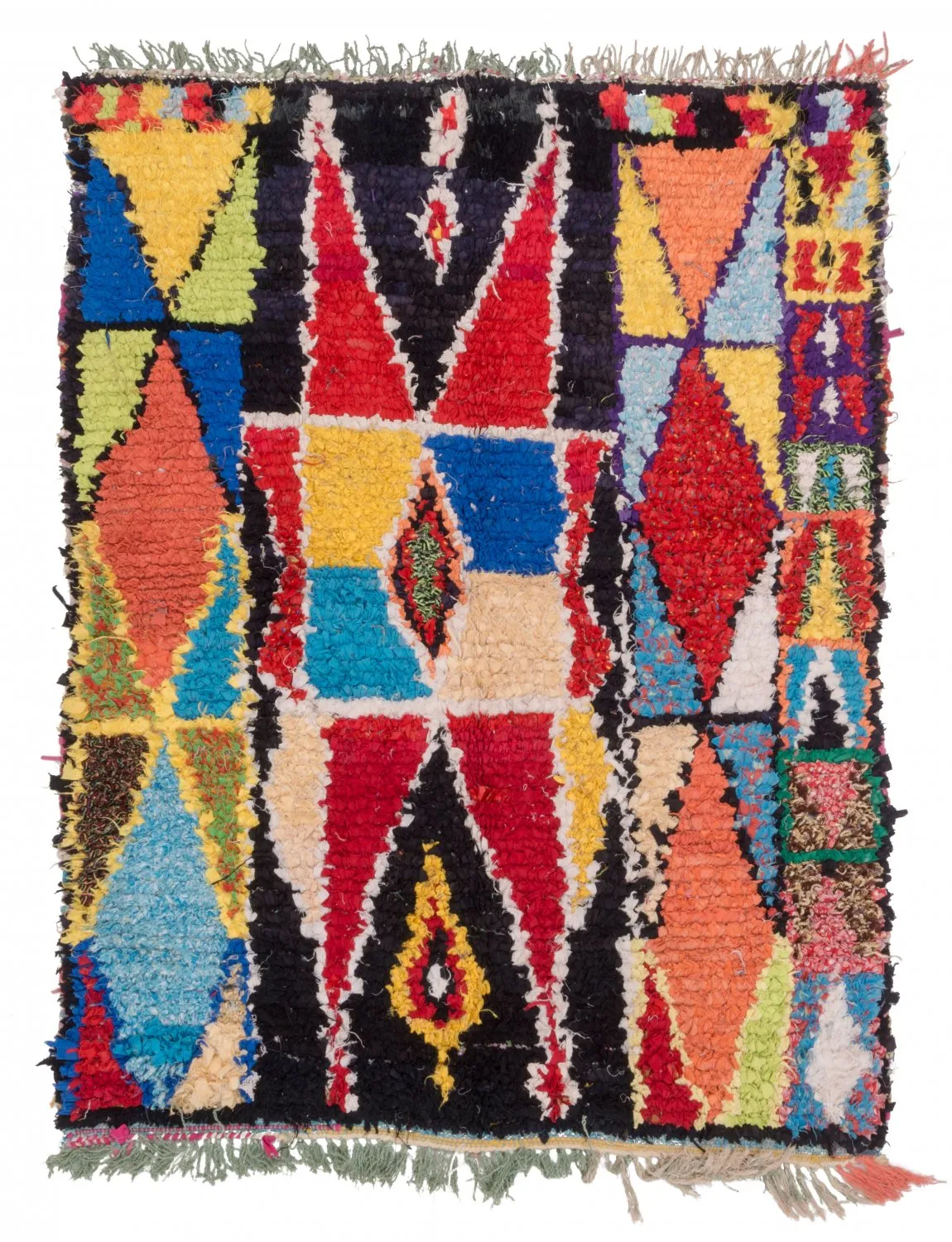 Marokkói Boucherouite szőnyeg 170 x 130 cm