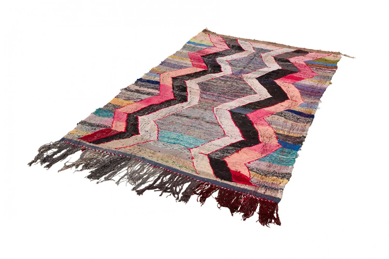 Marokkói Boucherouite szőnyeg 150 x 260 cm