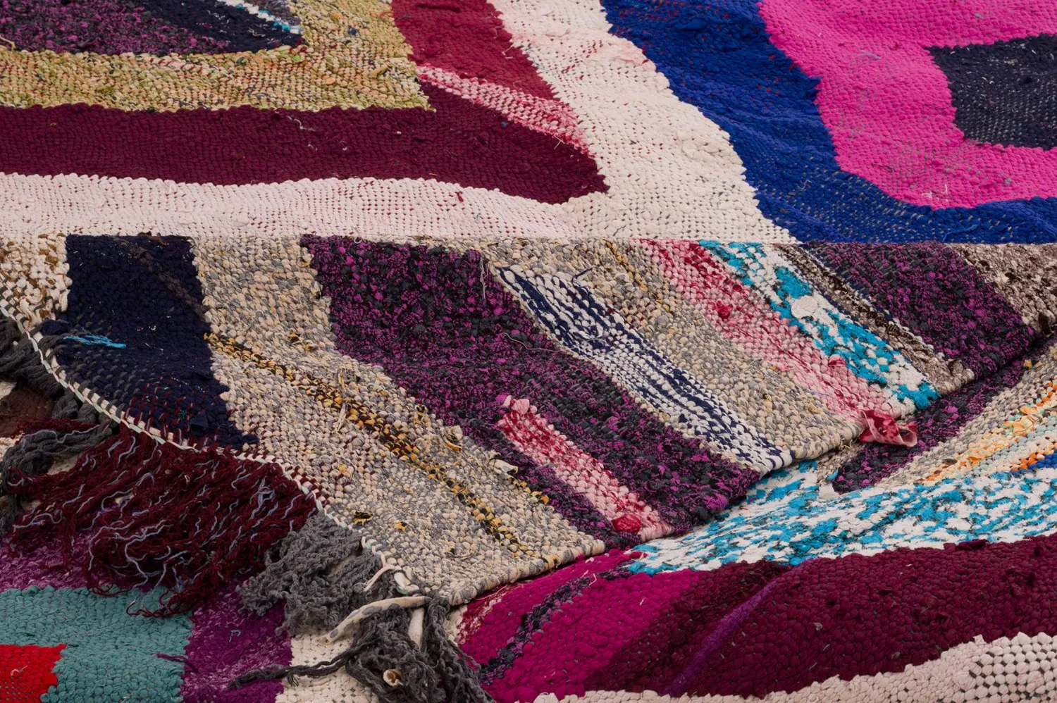 Marokkói Boucherouite szőnyeg 165 x 270 cm