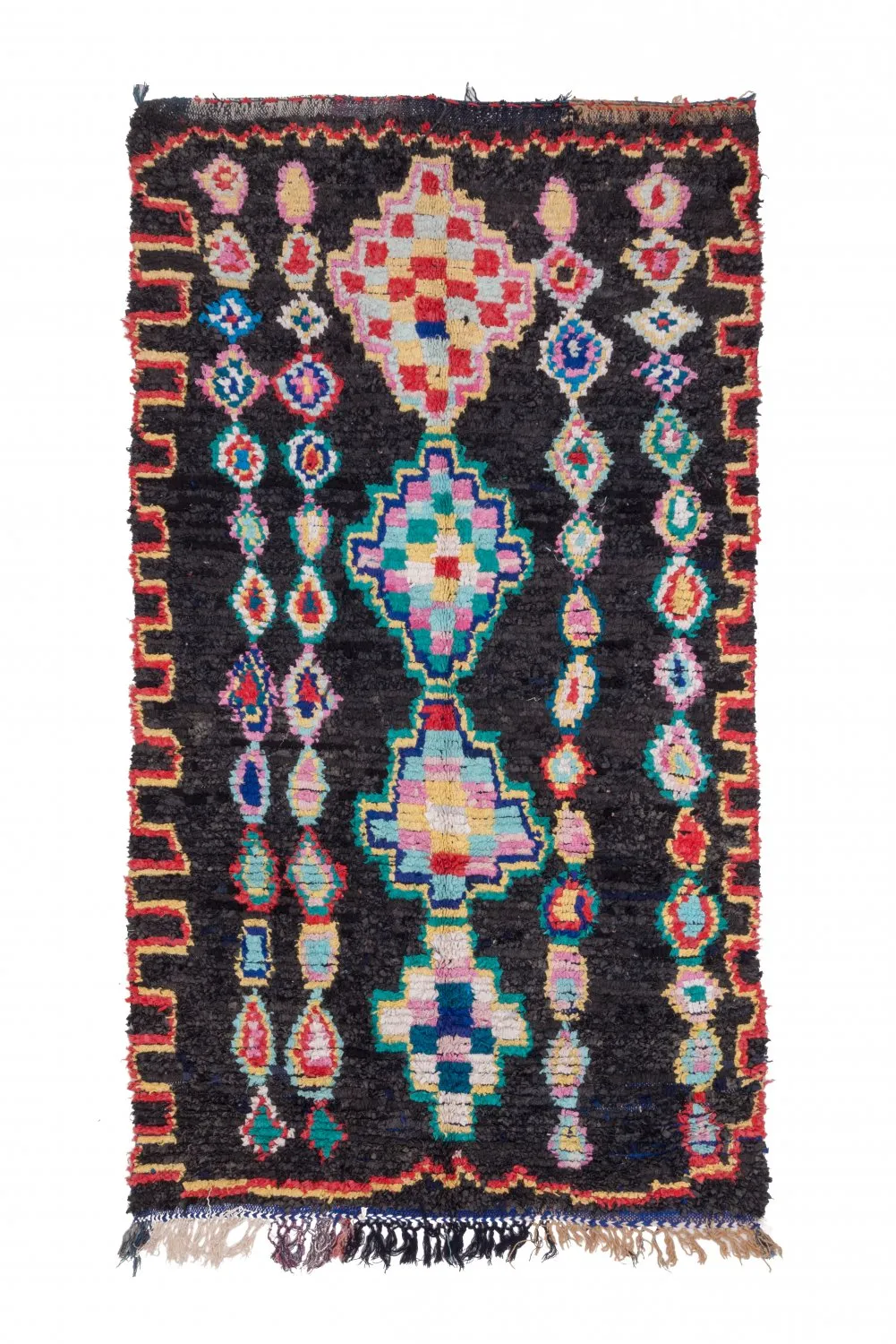 Marokkói Boucherouite szőnyeg 265 x 145 cm