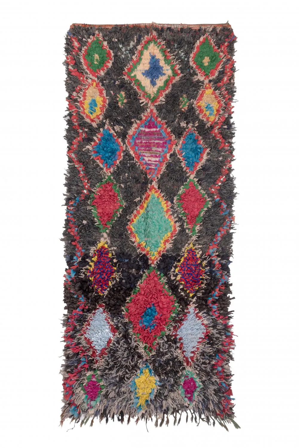Marokkói Boucherouite szőnyeg 255 x 110 cm