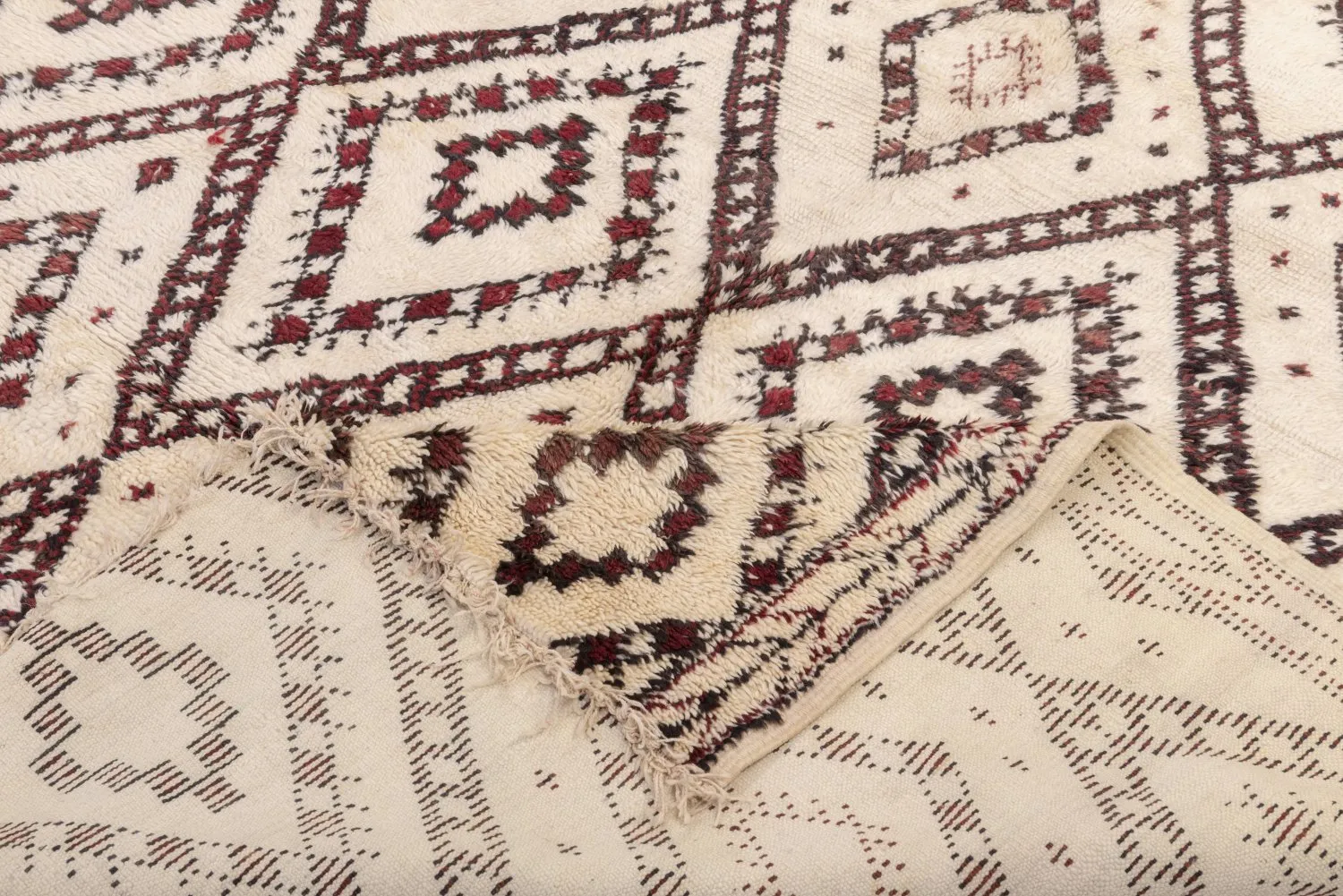 Marokkói Azilal Kelim szőnyeg 285 x 195 cm