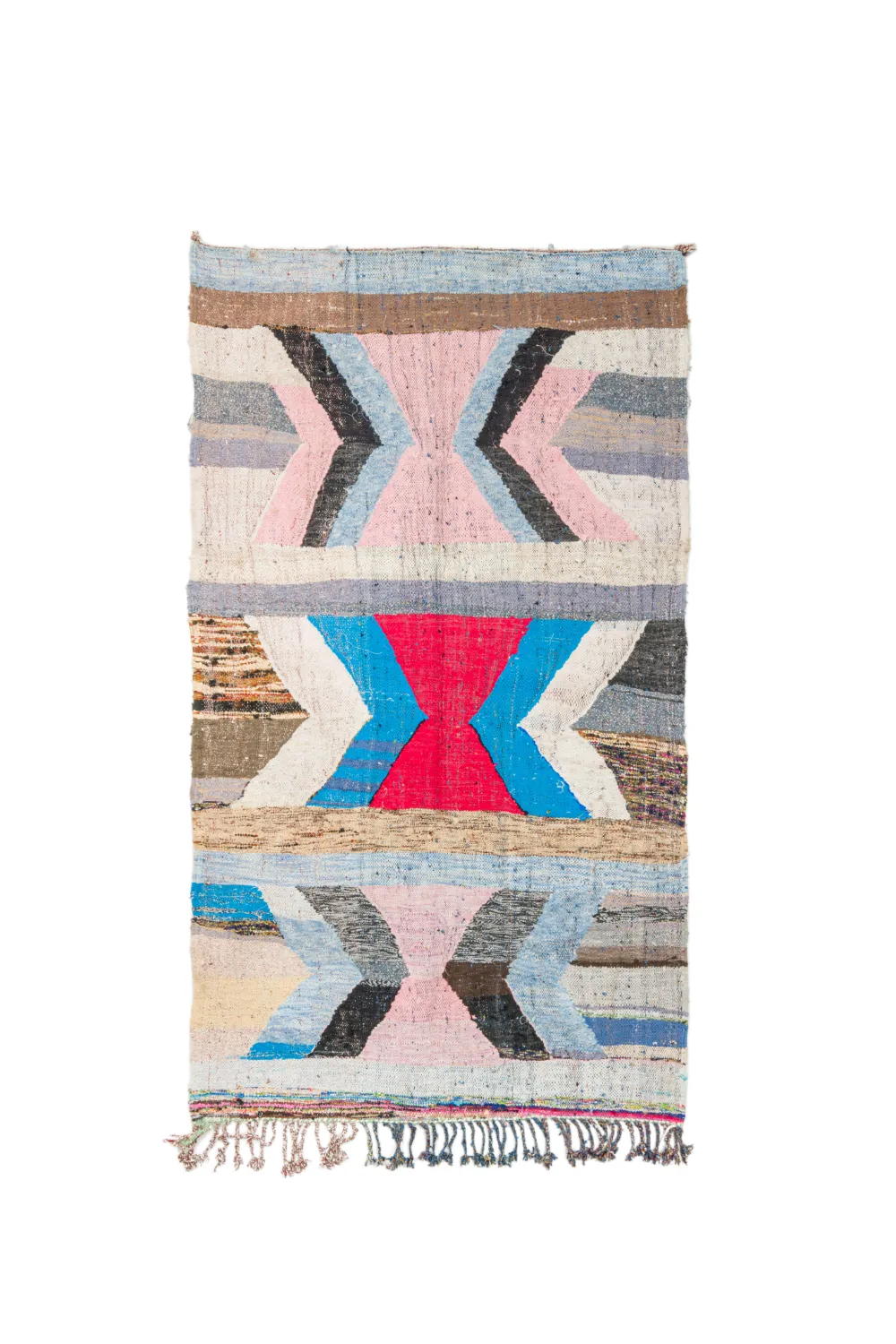 Marokkói Boucherouite szőnyeg 140 x 255 cm