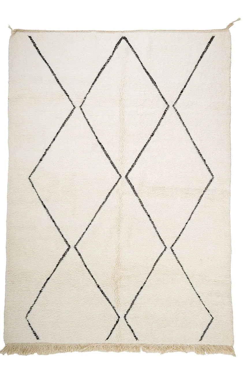 Marokkói Beni Ourain Kelim szőnyeg 205 x 290 cm