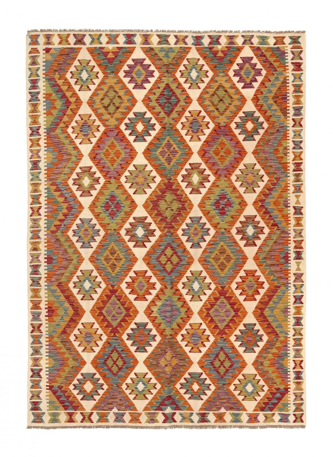 Orientális kilim szőnyeg 252 x 177 cm