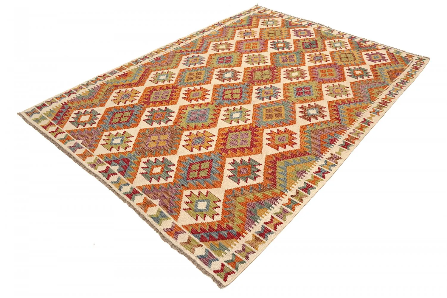 Orientális kilim szőnyeg 252 x 177 cm
