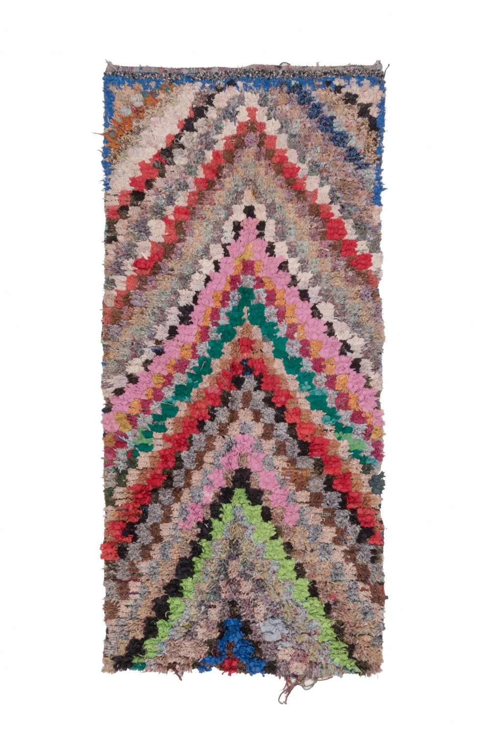 Marokkói Boucherouite szőnyeg 250 x 110 cm
