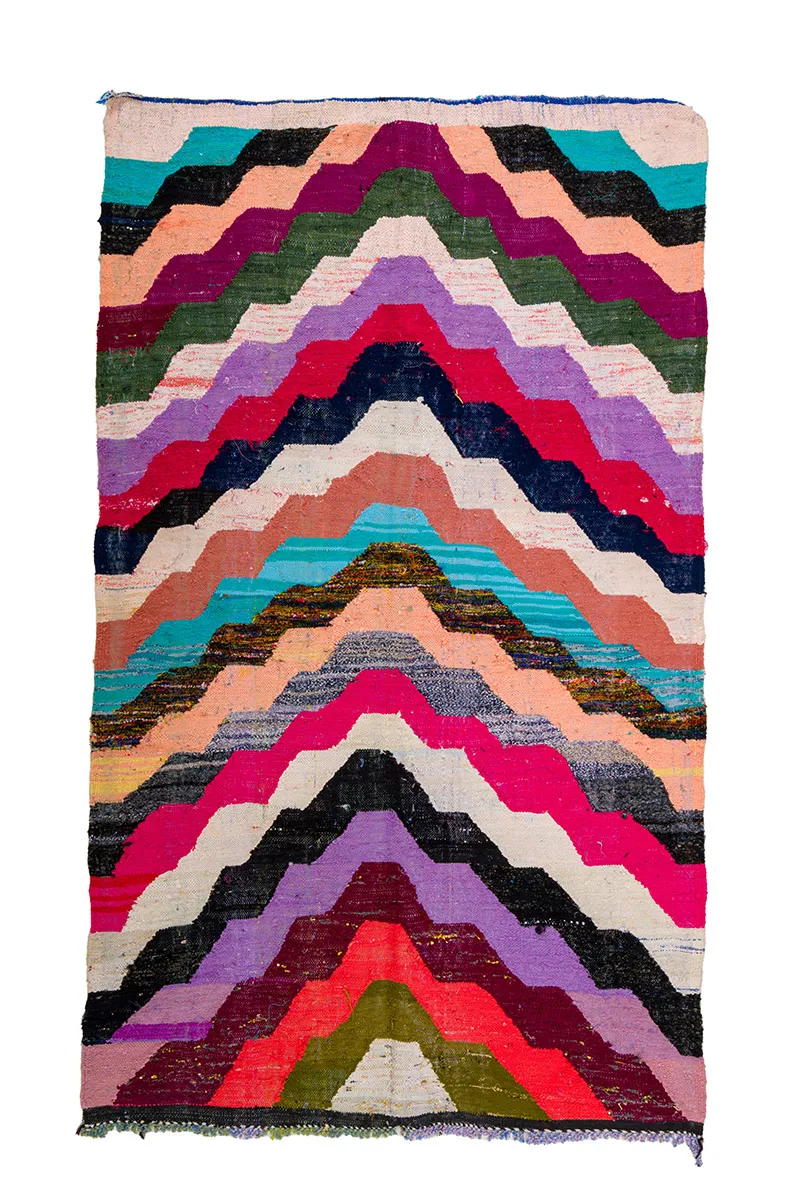 Marokkói Boucherouite szőnyeg 145 x 235 cm