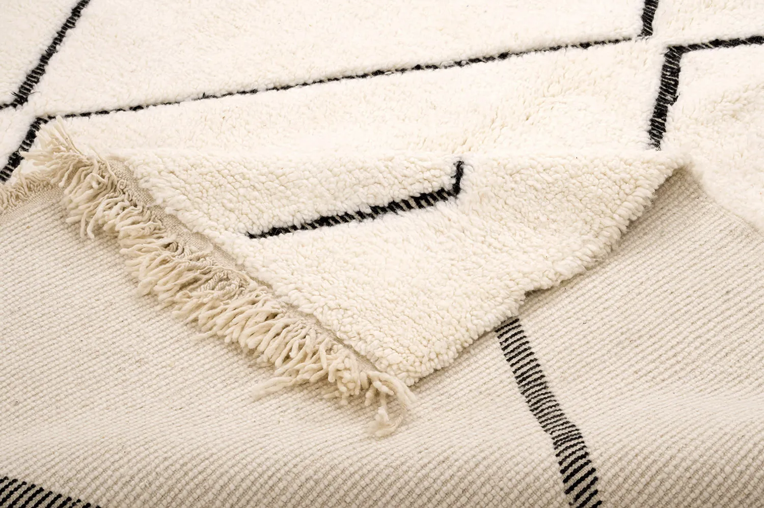 Marokkói Beni Ourain Kelim szőnyeg 205 x 290 cm