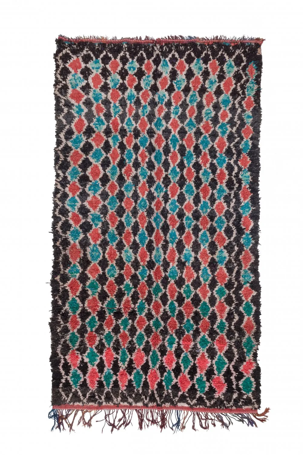 Marokkói Boucherouite szőnyeg 395 x 180 cm