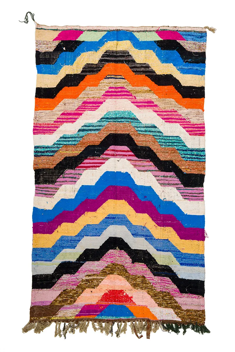 Marokkói Boucherouite szőnyeg 150 x 255 cm