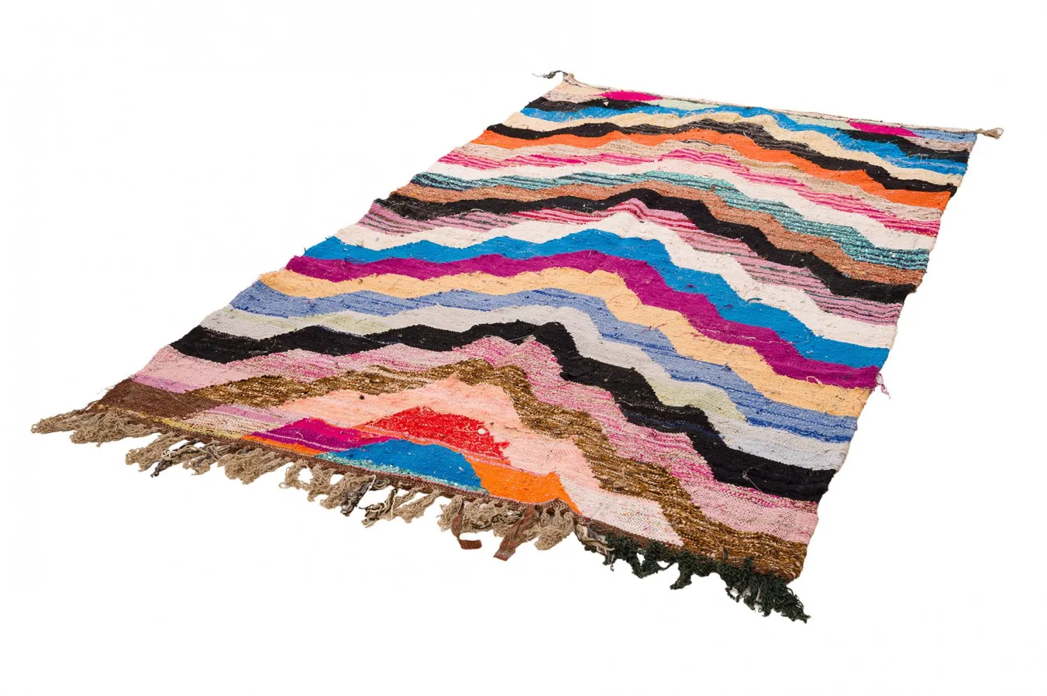 Marokkói Boucherouite szőnyeg 150 x 255 cm