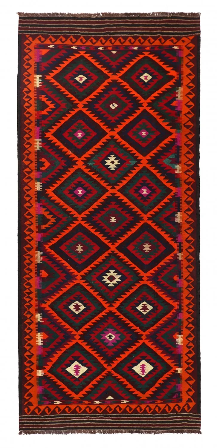 Orientális kilim szőnyeg 379 x 173 cm