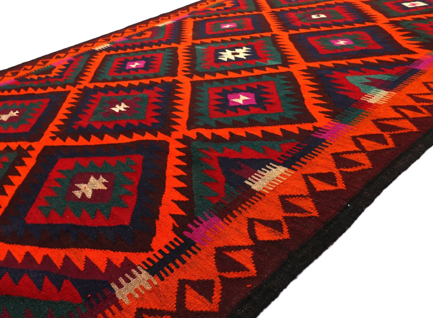 Orientális kilim szőnyeg 379 x 173 cm