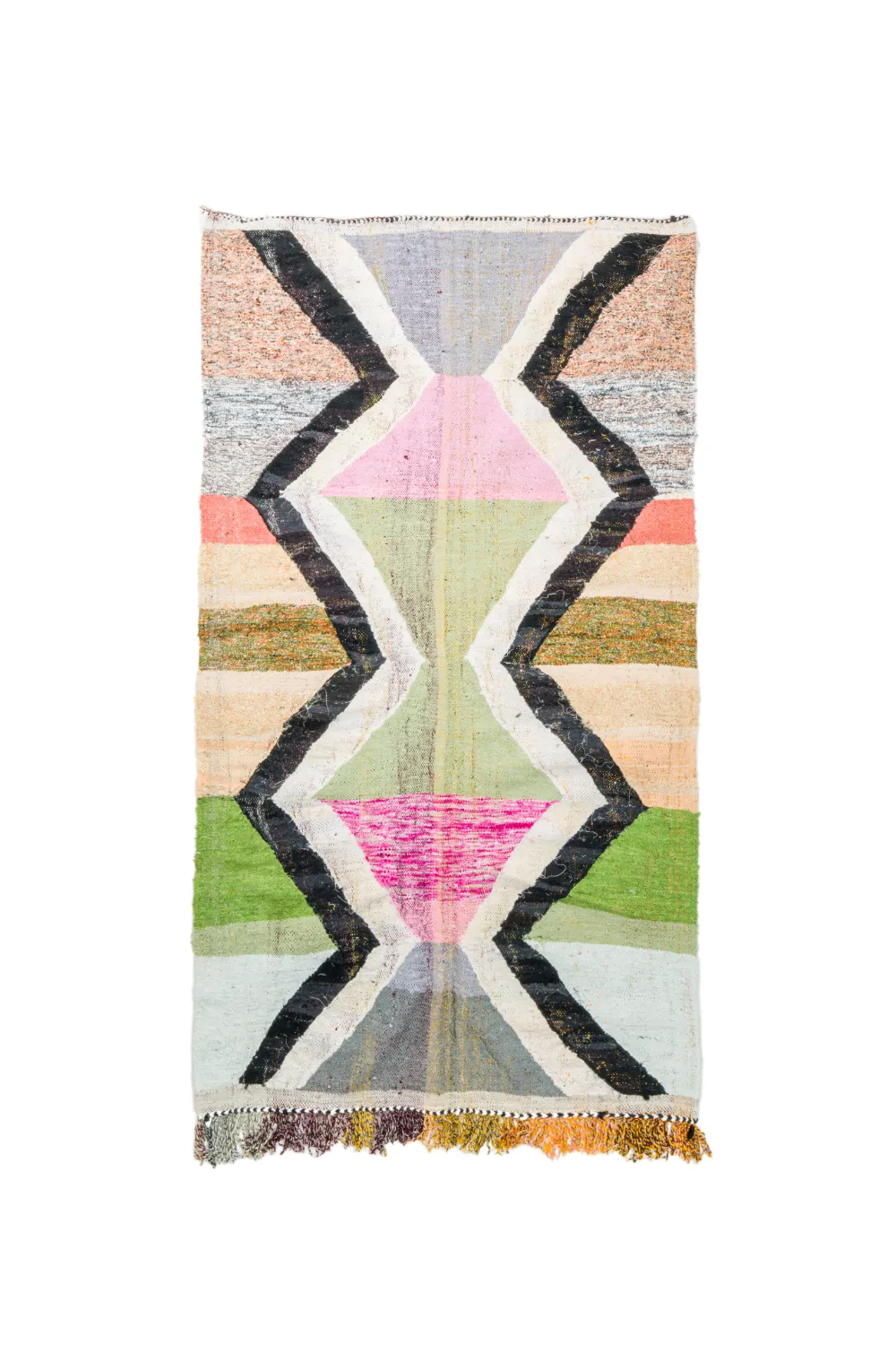 Marokkói Boucherouite szőnyeg 145 x 255 cm