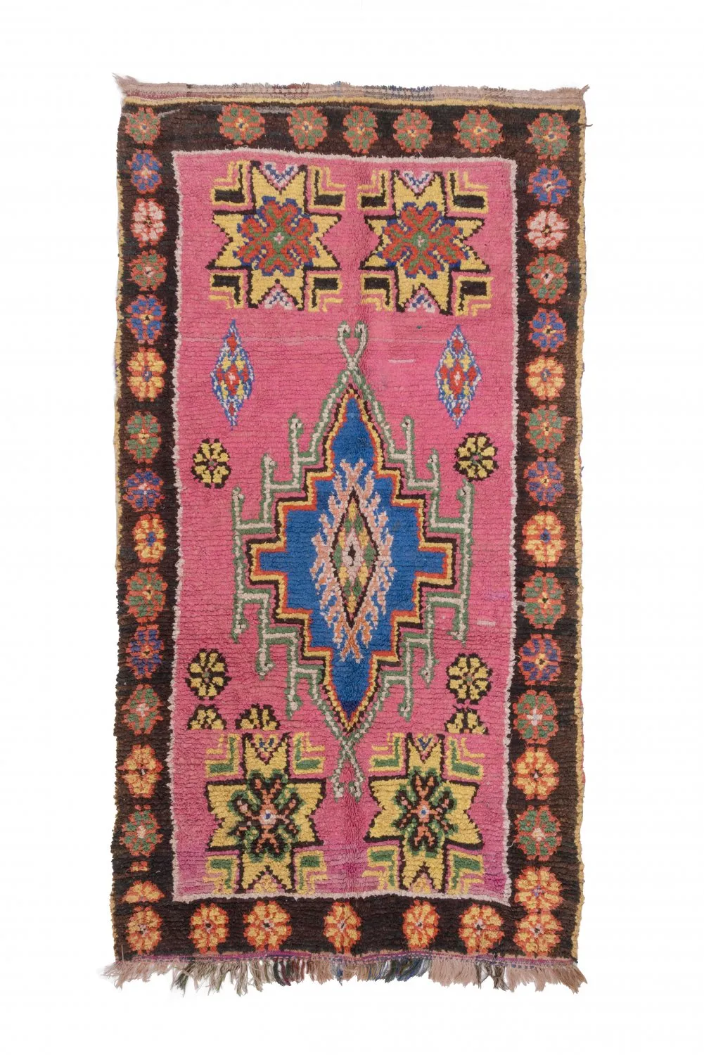 Marokkói Boucherouite szőnyeg 270 x 140 cm