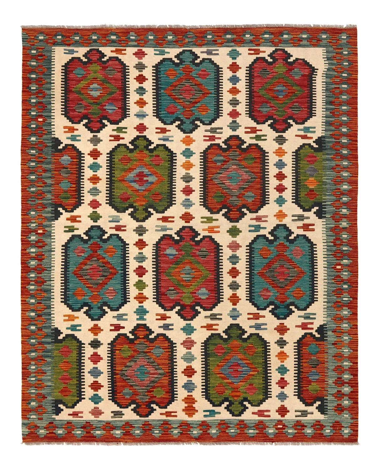 Orientális kilim szőnyeg 191 x 155 cm