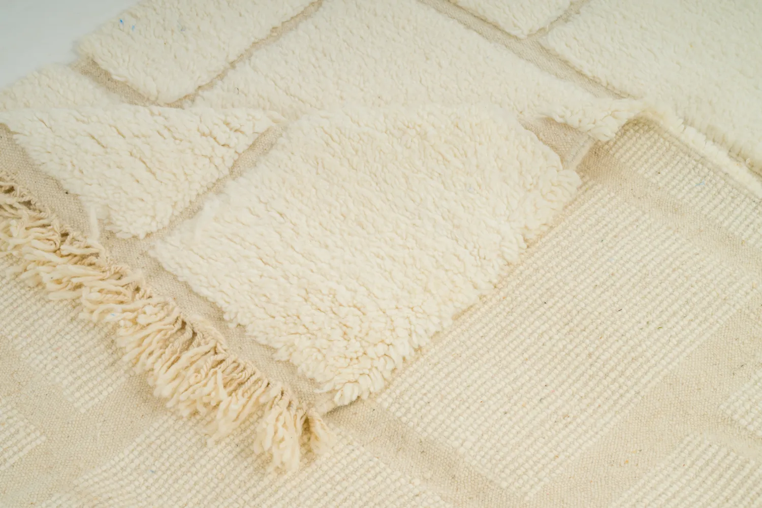 Marokkói Beni Ourain Kelim szőnyeg 145 x 255 cm